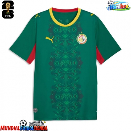 Camiseta Senegal Segunda Equipación Replica Mundial 2026 mangas cortas